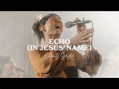 echo charity lyrics|Echo (In Jesus Name) Lyrics .